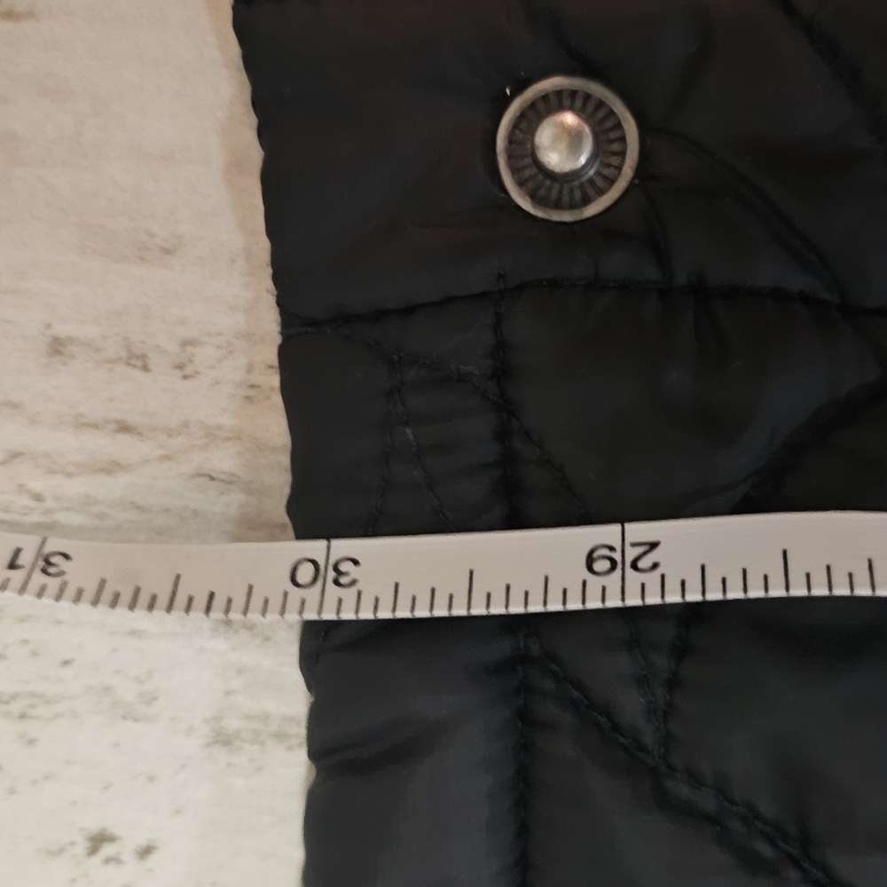 Lands End Black Quilted Lightweight Jacket 3X - Picture 6 of 8